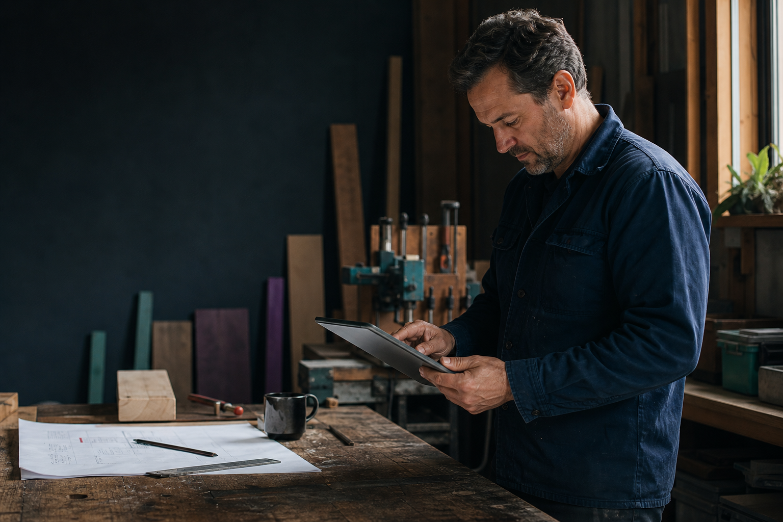 Digitaler Arbeitsablauf im Handwerk
